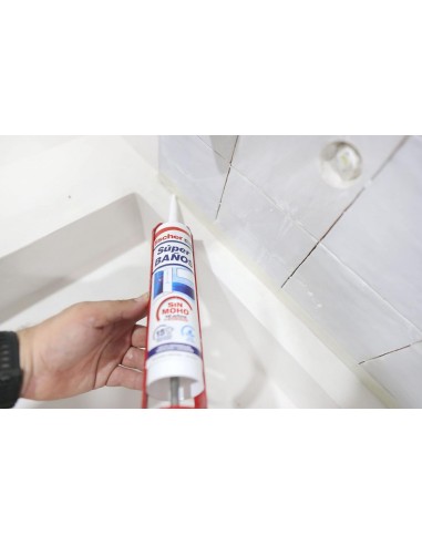 FISCHER - Silicona superbaños transparente -280 ml