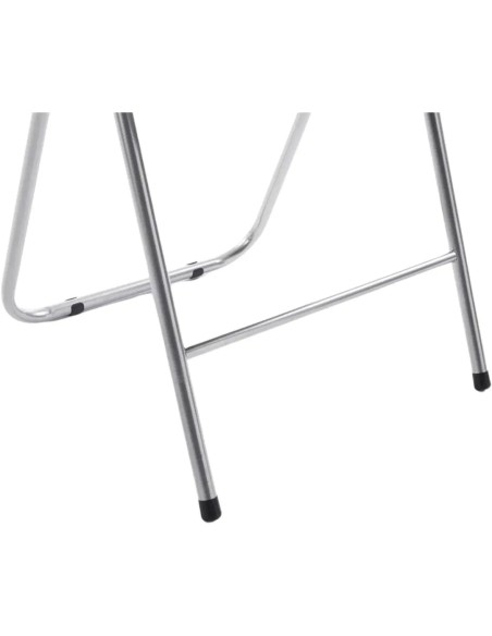 Silla Plegable Acolchada 7house Negra | 44x46x79cm