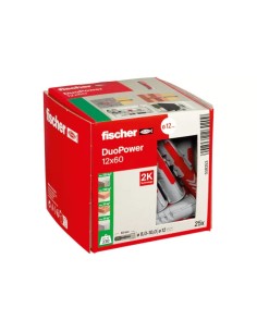 FISCHER - Tacos duo power 12 x 60 caja 25 unidades