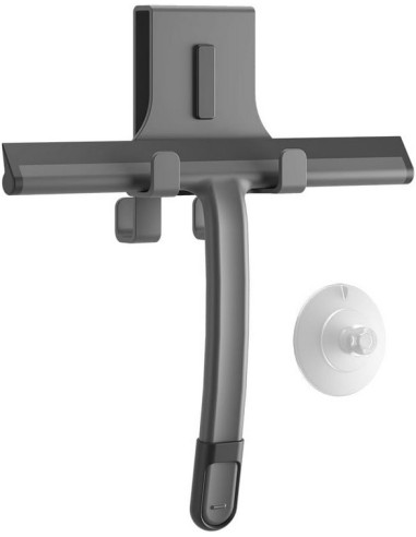 Metaltex - Rasqueta de ducha. Limpiacristales con Soporte