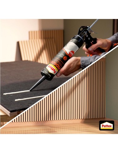 Pattex - PRO600 Adhesivo de montaje cartucho 300ml
