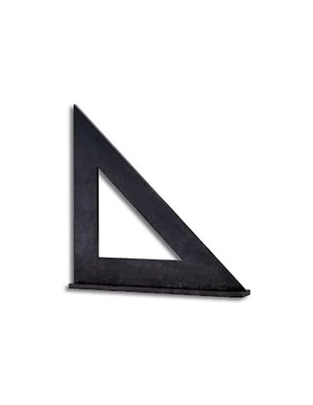 ACHA - Cartabón Vaciado Inox. Negro, Con Sombrero 200X200mm