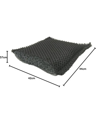 Reposapiés Taburete Crespo 3D Air Deluxe Azul | Plegable