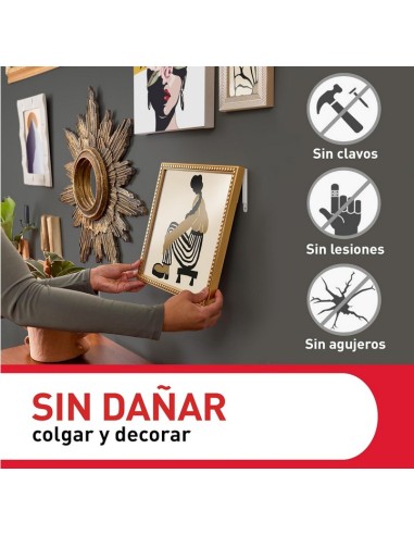 Command Tiras Adhesivas para Colgar Cuadros, Marcos, Espejos y Otros Adornos – Soporta hasta 5 kg