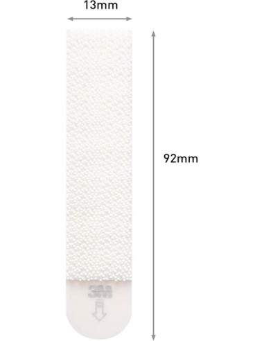 Command Pack de 8 tiras para cuadros grandes, Blanco, Grandes