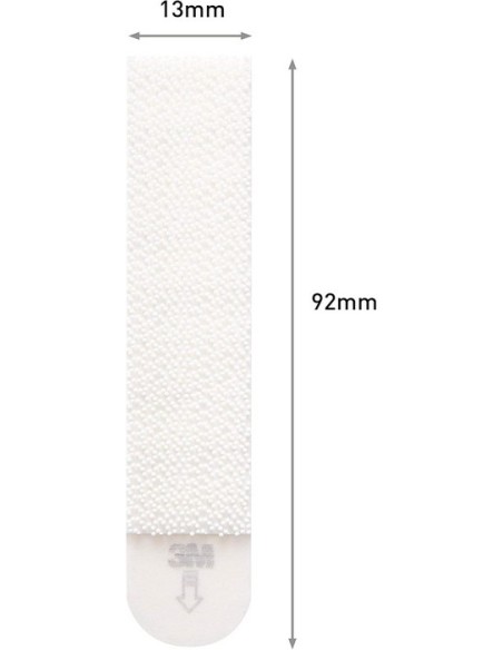 Command Pack de 8 tiras para cuadros grandes, Blanco, Grandes