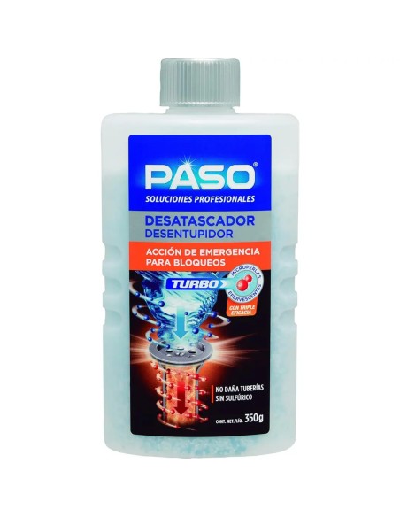 Ceys Paso Desatascador Turbo: Desatasca tuberías en minutos - 350 GR