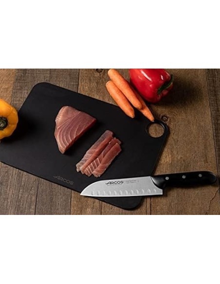 Arcos Cuchillo Santoku Acero Inoxidable Nitrum. Cuchillo Cocina japonés 170mm