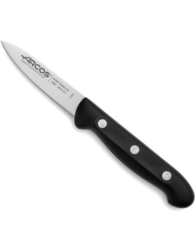 Arcos Cuchillo Pelador Acero Inoxidable. Cuchillo Cocina para Pelar Frutas y Verduras. 80mm
