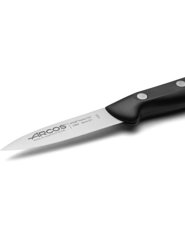 Arcos Cuchillo Pelador Acero Inoxidable. Cuchillo Cocina para Pelar Frutas y Verduras. 80mm