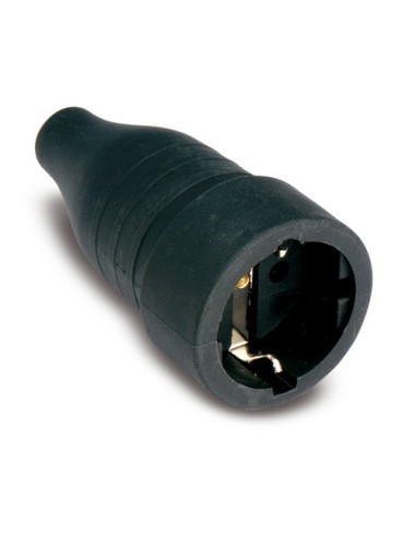 Famatel - CLAVIJA HEMBRA GOMA TT. 16 AH. 250 V. NEGRA