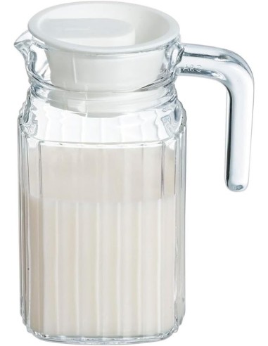 Jarra de Vidrio con Tapa Luminarc 0,5L | Menaje de Cocina | Ferretería