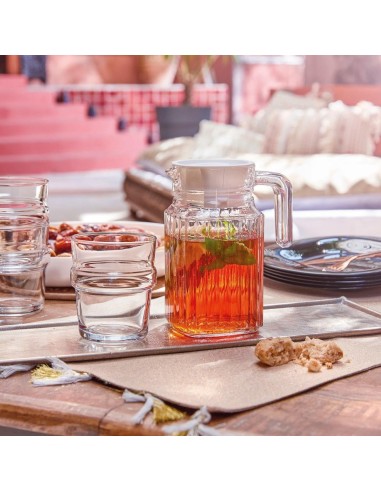 Jarra de Vidrio con Tapa Luminarc 0,5L | Menaje de Cocina | Ferretería