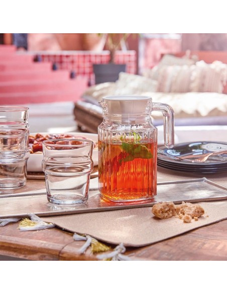 Jarra de Vidrio con Tapa Luminarc 0,5L | Menaje de Cocina | Ferretería