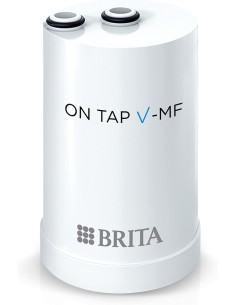 Caja del recambio original de filtro de agua BRITA ON TAP V-MF de 1 unidad que reduce el 99,99% de bacterias 2