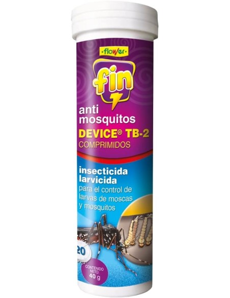 Flower - Antimosquitos Device-Larvas - bote 20 pastillas