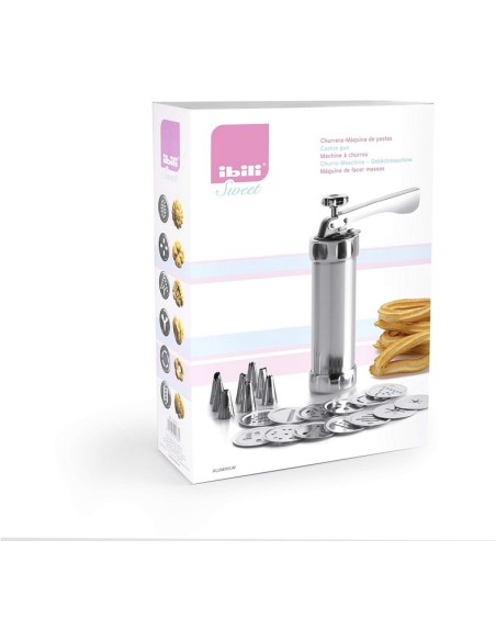 IBILI 792300 Churrera - Máquina de pastas, Acero inoxidable