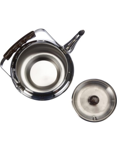 IBILI - 610202 Cafetera Pava, 2,75 litros, Acero Inoxidable 18/10