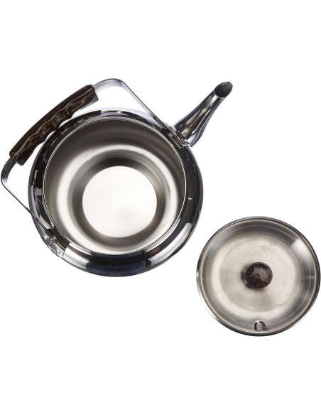 IBILI - 610202 Cafetera Pava, 2,75 litros, Acero Inoxidable 18/10