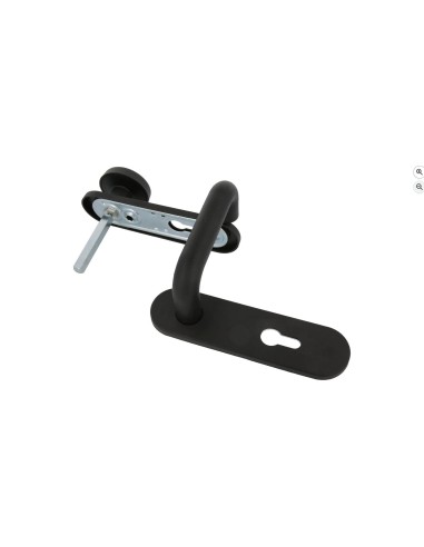 Amig – Manillas Puerta con Placa y Pomo Fijo Placa 172 x 46 mm - Cuadradillo 9 mm