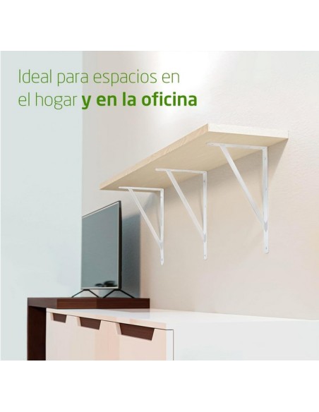 Amig - Palomilla para estanterías Escuadra metálica para baldas Medida: 250x150 mm