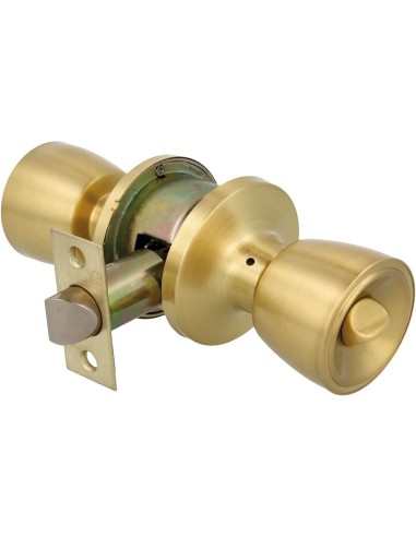 Amig - Juego de Pomos Mod. 602 - Latón Mate Puerta de 35-45mm