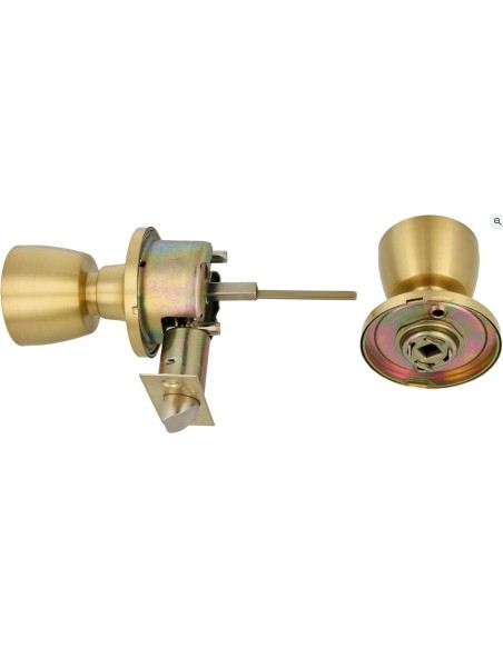 Amig - Juego de Pomos Mod. 602 - Latón Mate Puerta de 35-45mm