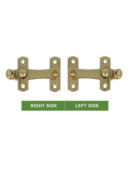 Amig -  Aldabilla Mod. 3 Latón pulido derecha