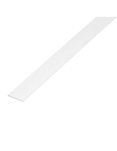 Amig -  Pletina aluminio 20x3 mm color blanco 1 mt