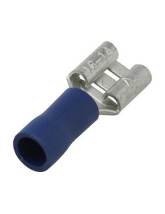 Terminal tipo faston hembra aislado.100 ud