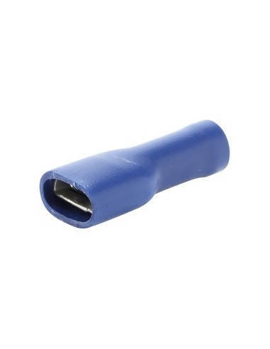 Terminal hembra aislada c/vinilo.6.3mm (100 ud)