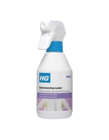 HG Eliminador de Manchas de Sudor y Desodorante 250 ML