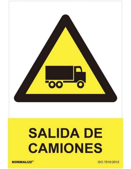 NMZ - RD31023 Señal Peligro Salida de Camiones PVC 0,7mm 300x400mm