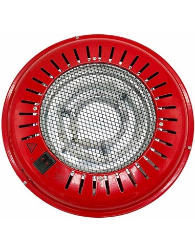 RAYDAN Home Brasero Eléctrico, Rojo, 800W