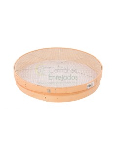 Criba de madera técnica de 50 cm nº6 con paso de 3,9 mm