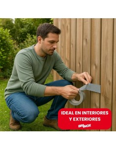Brinox Cinta Americana Adhesiva Extrafuerte Reforzada 50 mm x 10 m 2