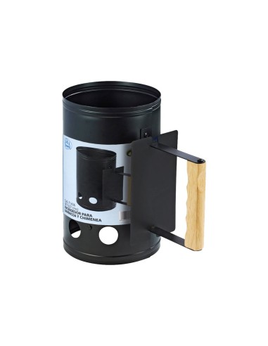 Imex El Zorro – Encendedor para Barbacoa y Chimenea | 17x27 cm | Acero Resistente con Mango de Madera