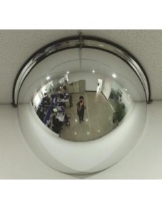 Espejo de seguridad panorámico de 180 grados y 60 cm de diámetro para vigilancia y almacenes