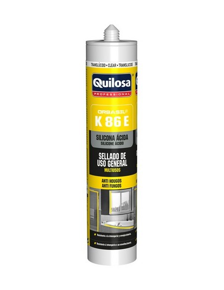 Quilosa - SILICONA ORBASIL K86/300 ML. TRANSLUCIDA 812