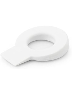REI - RETENEDOR DE CUÑA para Puerta COLGABLE Lock Mod.660 DE PLÁSTICO Blanco Mate