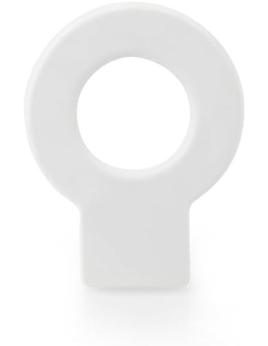 REI - RETENEDOR DE CUÑA para Puerta COLGABLE Lock Mod.660 DE PLÁSTICO Blanco Mate