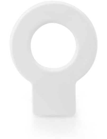 REI - RETENEDOR DE CUÑA para Puerta COLGABLE Lock Mod.660 DE PLÁSTICO Blanco Mate