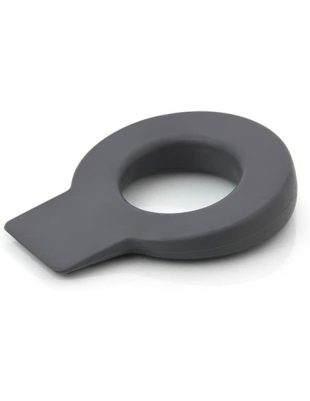 REI - RETENEDOR DE CUÑA PARA PUERTA COLGABLE LOCK MOD.660 DE PLÁSTICO ANTRACITA