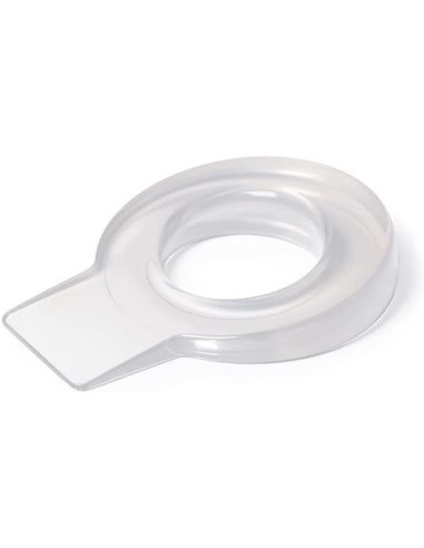 REI - RETENEDOR DE CUÑA PARA PUERTA COLGABLE LOCK MOD. 660 DE PLÁSTICO TRANSPARENTE