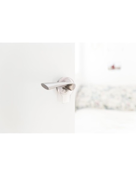 REI - RETENEDOR DE CUÑA PARA PUERTA COLGABLE LOCK MOD. 660 DE PLÁSTICO TRANSPARENTE
