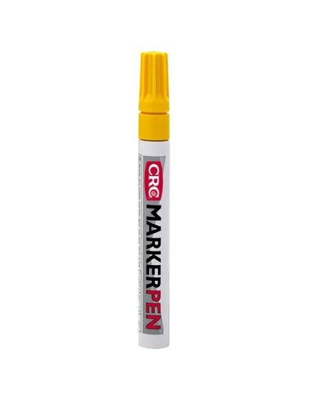 Rotulador marcador de pintura permanente CRC Marker Pen color amarillo de 8 gramos para uso industrial