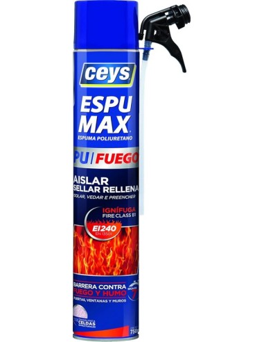 Ceys - Espumax - Stop fuego - máxima expansión - Cánula 750 ML