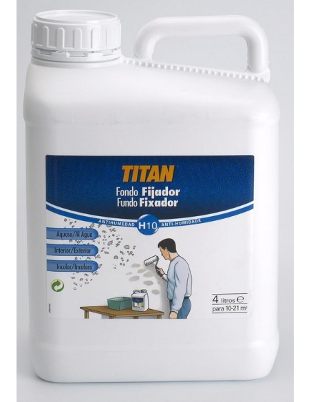 Titan -  Fondo Fijador Agua H10 4l