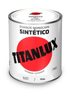 Titanlux Esmalte Sintético Mate Blanco 750 ml