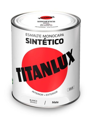 Titanlux Esmalte Sintético Mate Blanco 750 ml
